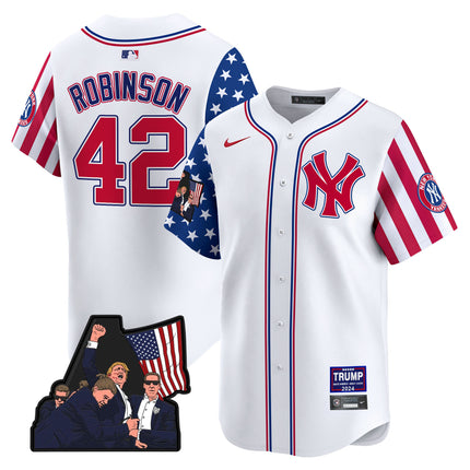 Men's New York Yankees Make American Great Again Vapor Premier Limited Jersey - All Stitched
