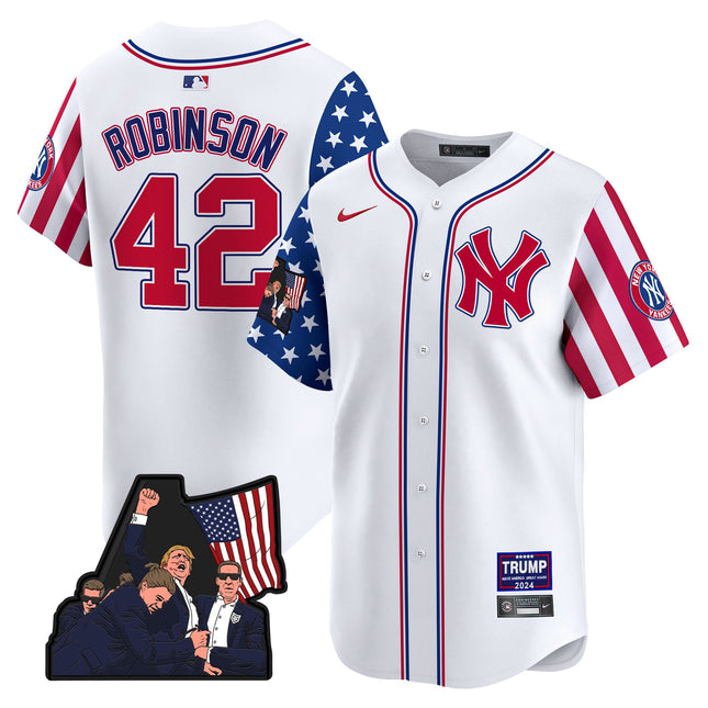 Men's New York Yankees Make American Great Again Vapor Premier Limited Jersey - All Stitched