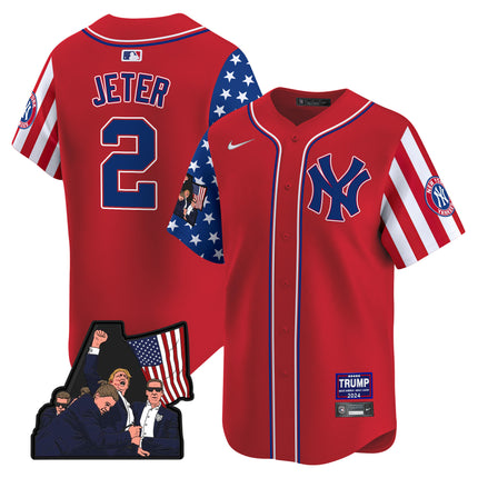 Men's New York Yankees Make American Great Again Vapor Premier Limited Jersey - All Stitched