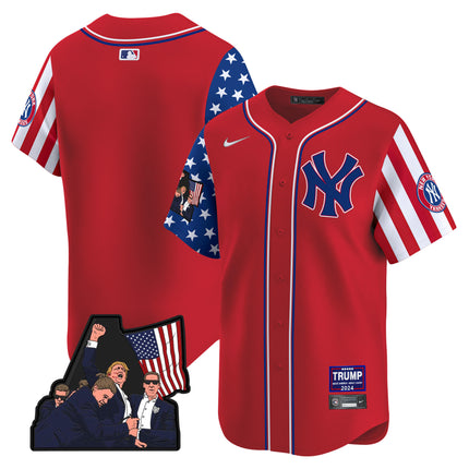 Men's New York Yankees Make American Great Again Vapor Premier Limited Jersey - All Stitched