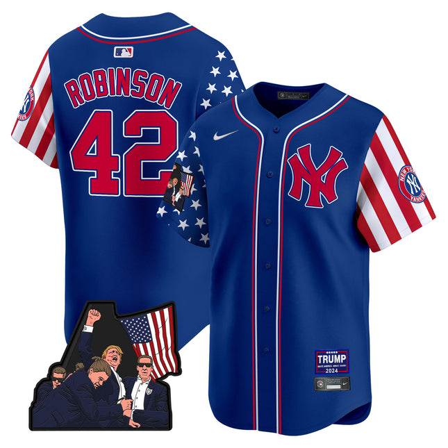 Men's New York Yankees Make American Great Again Vapor Premier Limited Jersey - All Stitched