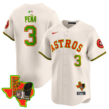 Men's Astros The Loteria Vapor Premier Limited Jersey - All Stitched