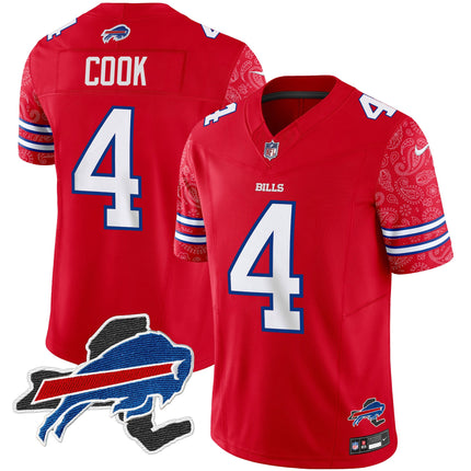 Men's Bills New York Patch Vapor Limited Jersey V2 - All Stitched