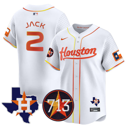 Men's Astros Space City 713 Patch Vapor Premier Limited Jersey - All Stitched