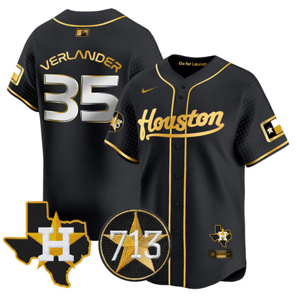 Men's Astros Space City 713 Patch Vapor Premier Limited Jersey - All Stitched
