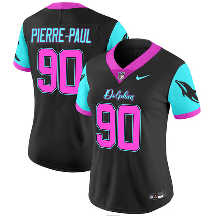 Women's Dolphins Miami Vice Vapor Limited Jersey - All Stitched