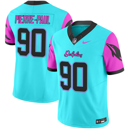Men's Dolphins Miami Vice Vapor Limited Jersey - All Stitched