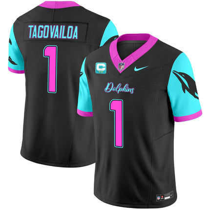 Men's Dolphins Miami Vice Vapor Limited Jersey - All Stitched