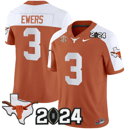 Men's Texas Longhorns 2024 Vapor Limited Jersey - All Stitched