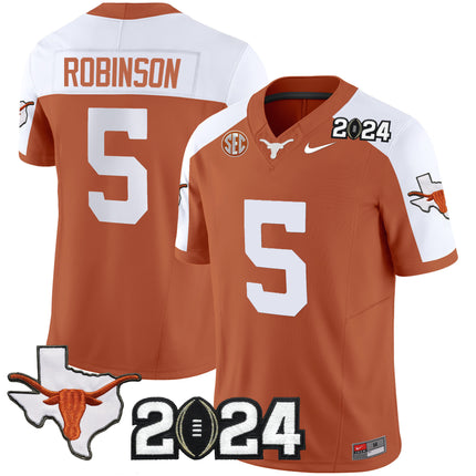 Men's Texas Longhorns 2024 Vapor Limited Jersey - All Stitched