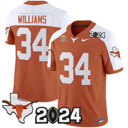 Men's Texas Longhorns 2024 Vapor Limited Jersey - All Stitched