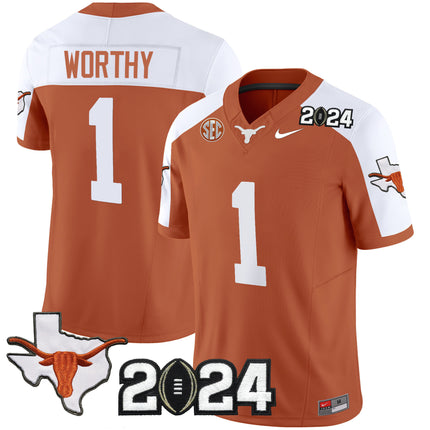 Men's Texas Longhorns 2024 Vapor Limited Jersey - All Stitched
