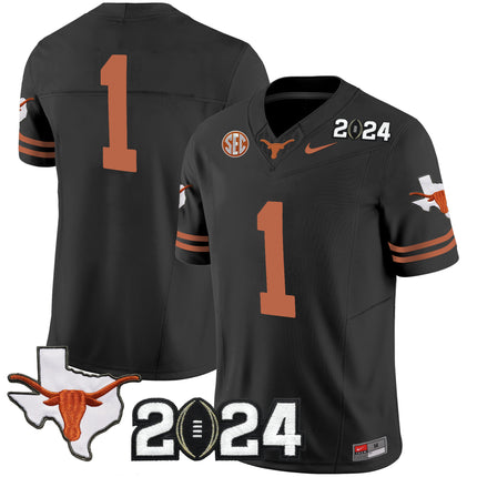 Men's Texas Longhorns 2024 Vapor Limited Jersey - All Stitched