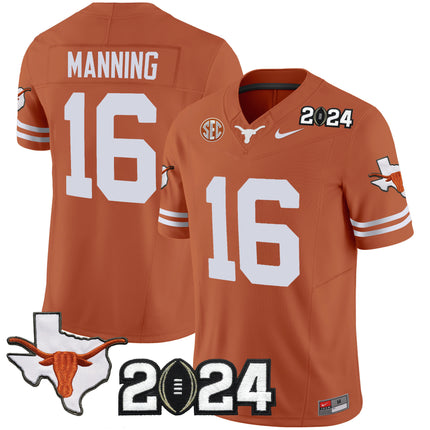 Men's Texas Longhorns 2024 Vapor Limited Jersey - All Stitched