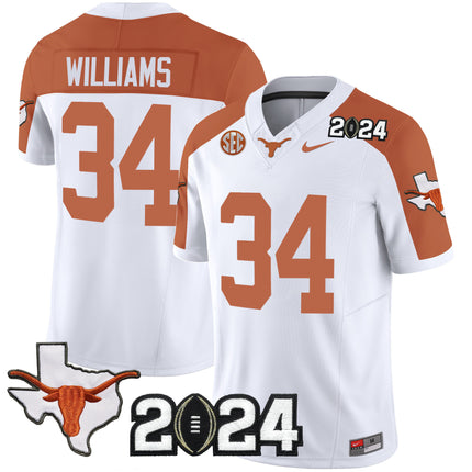 Men's Texas Longhorns 2024 Vapor Limited Jersey - All Stitched
