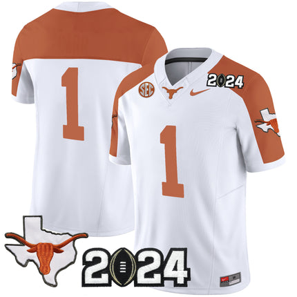 Men's Texas Longhorns 2024 Vapor Limited Jersey - All Stitched