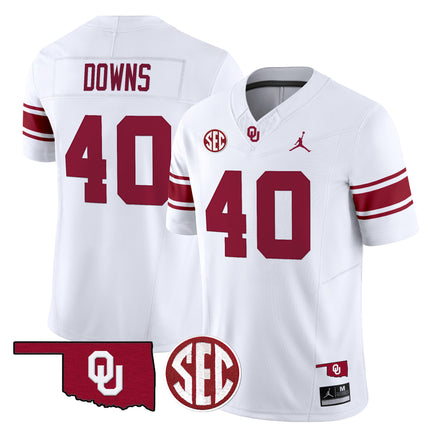 Men's Oklahoma Sooners Throwback Vapor Limited Jersey - All Stitched