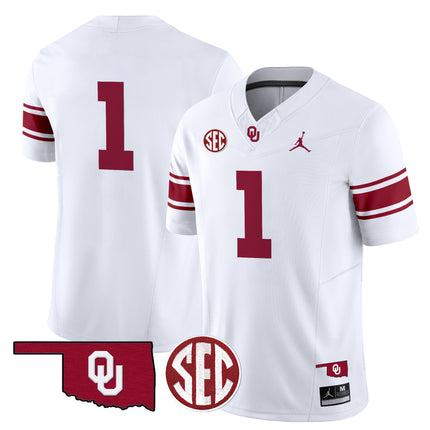 Men's Oklahoma Sooners Throwback Vapor Limited Jersey - All Stitched