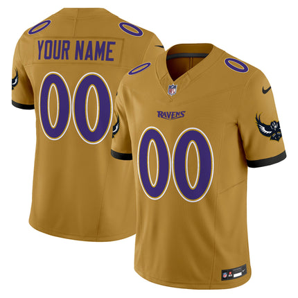 Ravens Special Vapor Limited Custom Jersey V2 - All Stitched