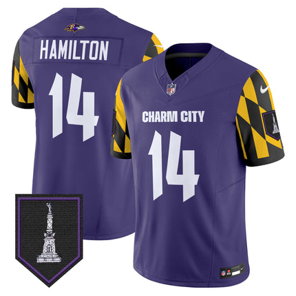 Men's Ravens City Edition Patch Vapor Limited Jersey - All Stitched
