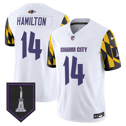 Men's Ravens City Edition Patch Vapor Limited Jersey - All Stitched