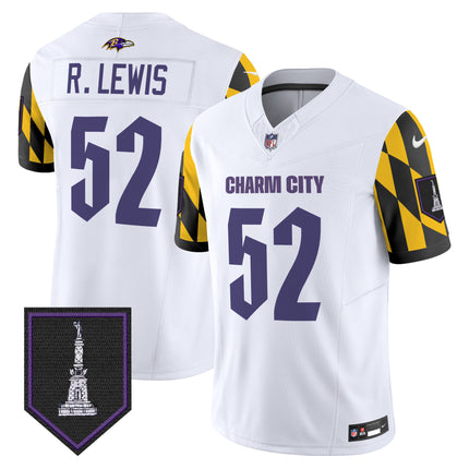 Men's Ravens City Edition Patch Vapor Limited Jersey - All Stitched