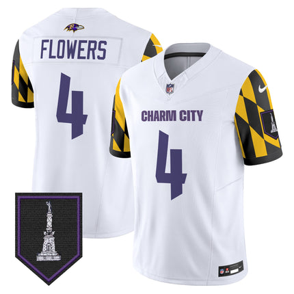 Men's Ravens City Edition Patch Vapor Limited Jersey - All Stitched