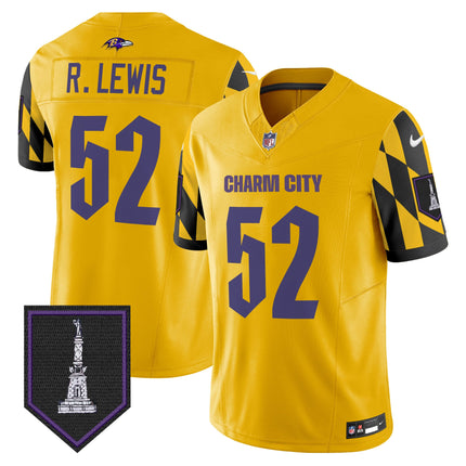 Men's Ravens City Edition Patch Vapor Limited Jersey - All Stitched