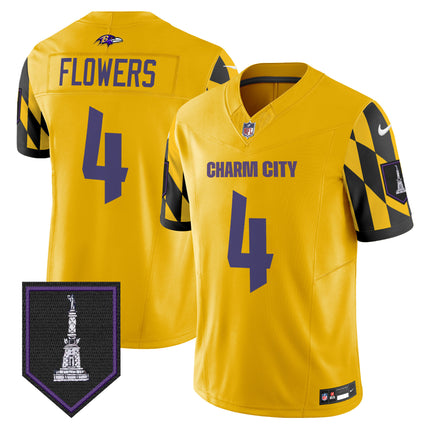 Men's Ravens City Edition Patch Vapor Limited Jersey - All Stitched