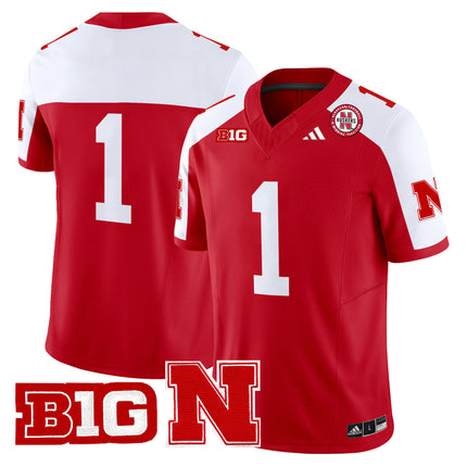 Men's Nebraska Cornhuskers 2024 Vapor Limited Jersey - All Stitched