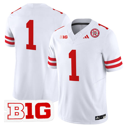 Men's Nebraska Cornhuskers 2024 Vapor Limited Jersey - All Stitched