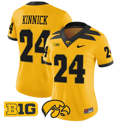 Women's Iowa Hawkeyes 2024 Vapor Limited Jersey - All Stitched