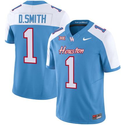 Men's Houston Cougars 2023 Oilers Inspired Vapor Jersey V5 - All Stitched