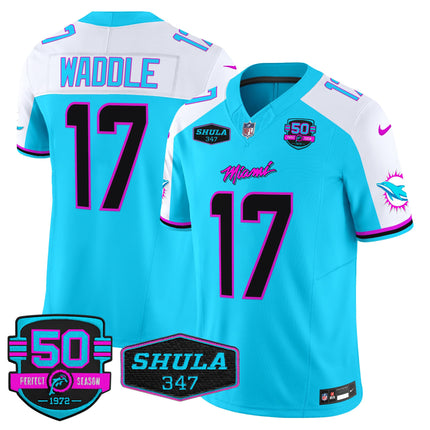 Men's Dolphins Miami Vice Vapor Limited Jersey V4 - All Stitched