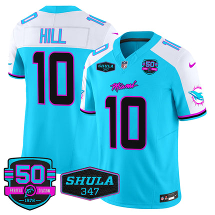 Men's Dolphins Miami Vice Vapor Limited Jersey V4 - All Stitched