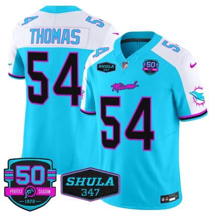 Men's Dolphins Miami Vice Vapor Limited Jersey V4 - All Stitched