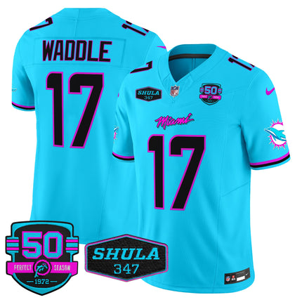 Men's Dolphins Miami Vice Vapor Limited Jersey V4 - All Stitched
