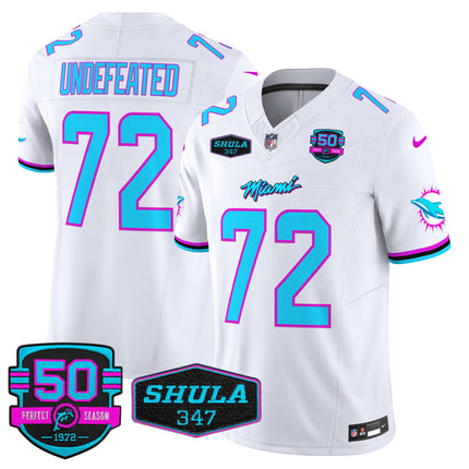 Men's Dolphins Miami Vice Vapor Limited Jersey V4 - All Stitched
