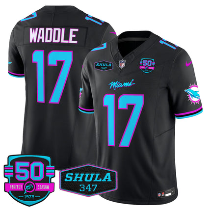 Men's Dolphins Miami Vice Vapor Limited Jersey V4 - All Stitched