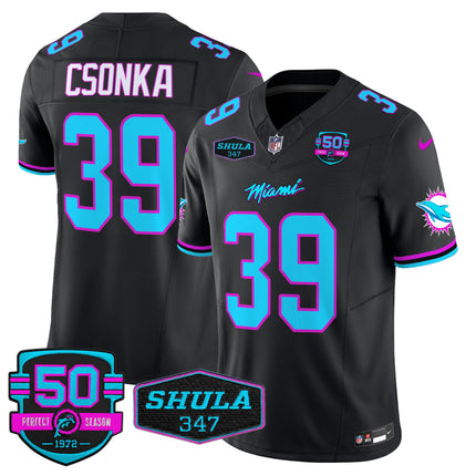 Men's Dolphins Miami Vice Vapor Limited Jersey V4 - All Stitched