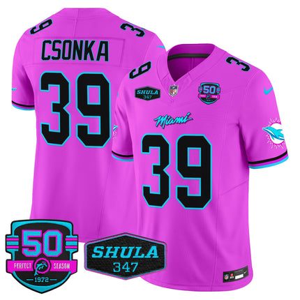 Men's Dolphins Miami Vice Vapor Limited Jersey V4 - All Stitched