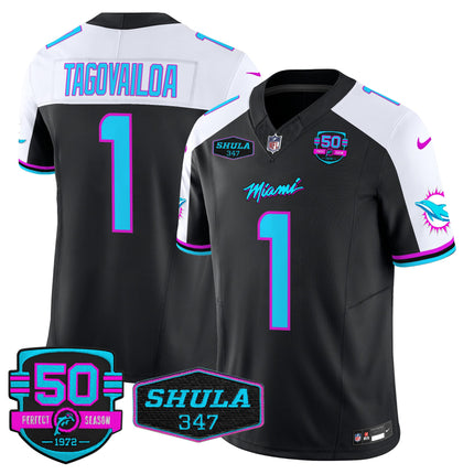 Men's Dolphins Miami Vice Vapor Limited Jersey V4 - All Stitched