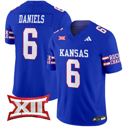 Men's Kansas Jayhawks 2024 Vapor Limited Jersey - All Stitched