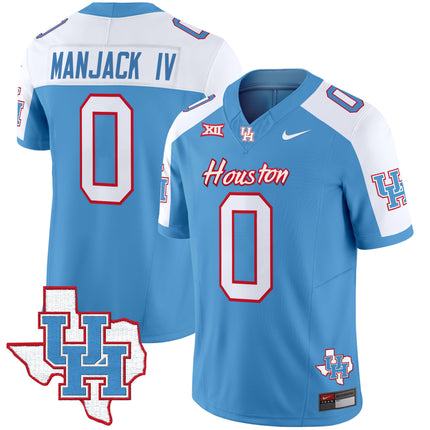 Men's Houston Cougars 2024 Oilers Inspired Vapor Limited Jersey - All Stitched