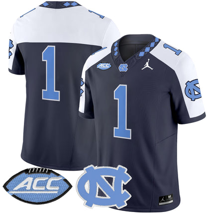 Men's North Carolina Tar Heels 2024 Vapor Limited Jersey - All Stitched