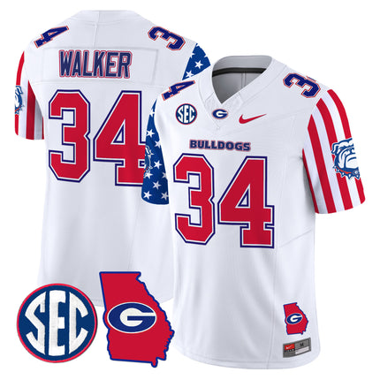 Men's Georgia Bulldogs American Style Vapor Limited Jersey - All Stitched