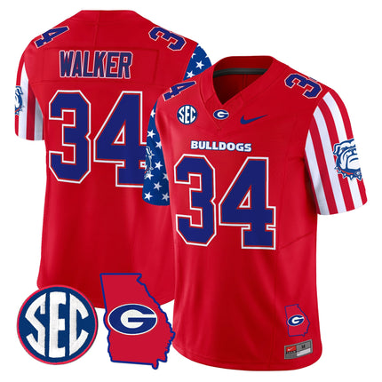 Men's Georgia Bulldogs American Style Vapor Limited Jersey - All Stitched