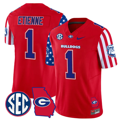 Men's Georgia Bulldogs American Style Vapor Limited Jersey - All Stitched