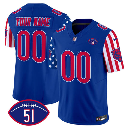 Custom Name/Gender Bears American Style Vapor Limited Jersey - All Stitched