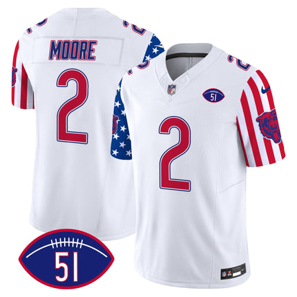 Men's Bears American Style Vapor Limited Jersey - All Stitched